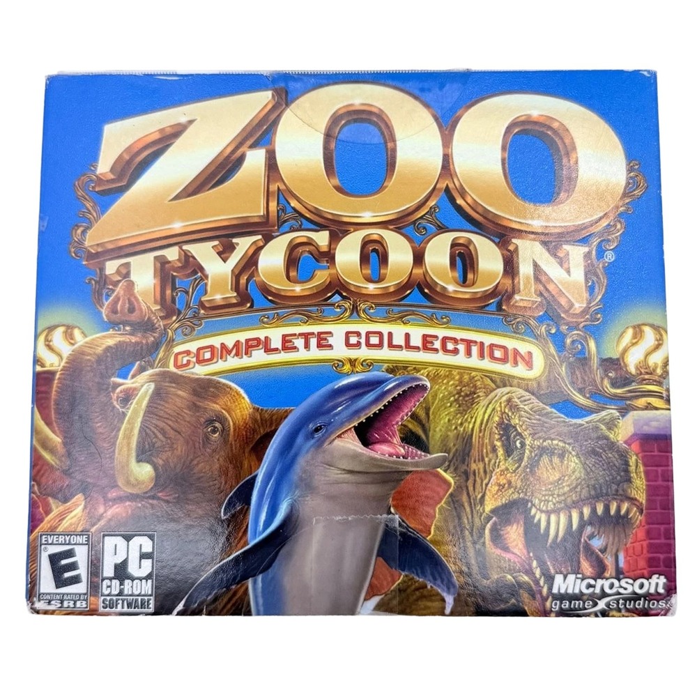 Zoo Tycoon Complete Collection PC CD-ROM Microsoft Game Studios 2003 Disc 1 Only - Picture 2 of 3